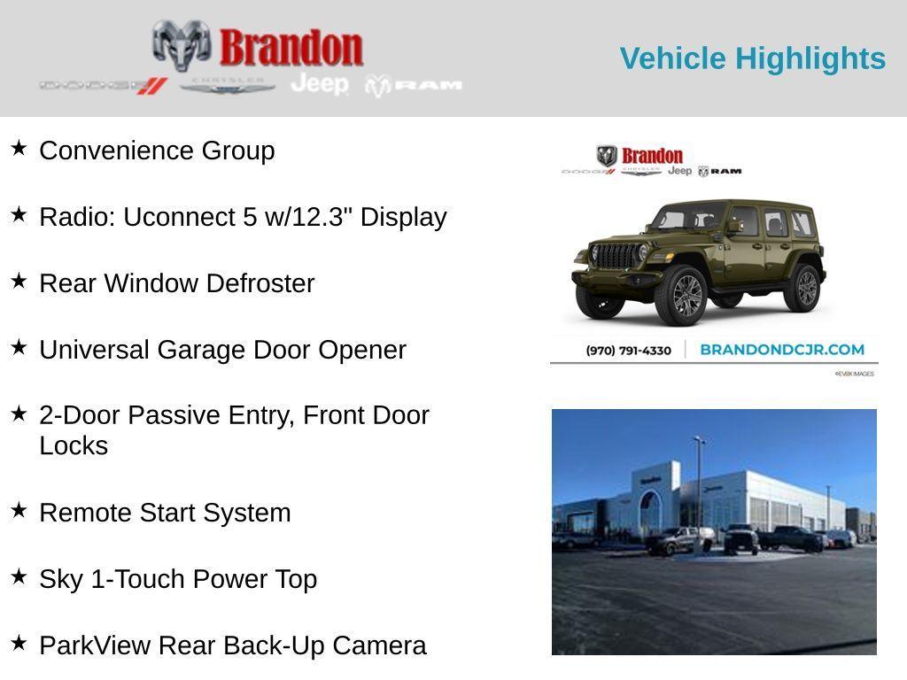 new 2025 Jeep Wrangler 4xe car, priced at $53,582