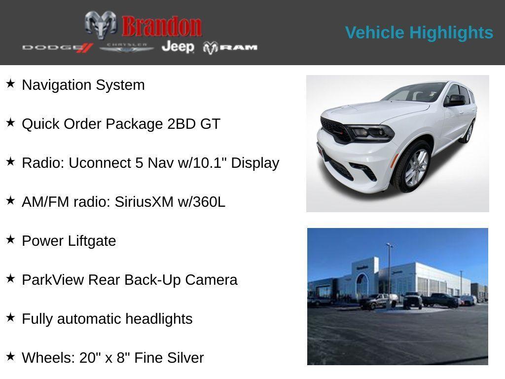 new 2026 Dodge Durango car, priced at $40,190