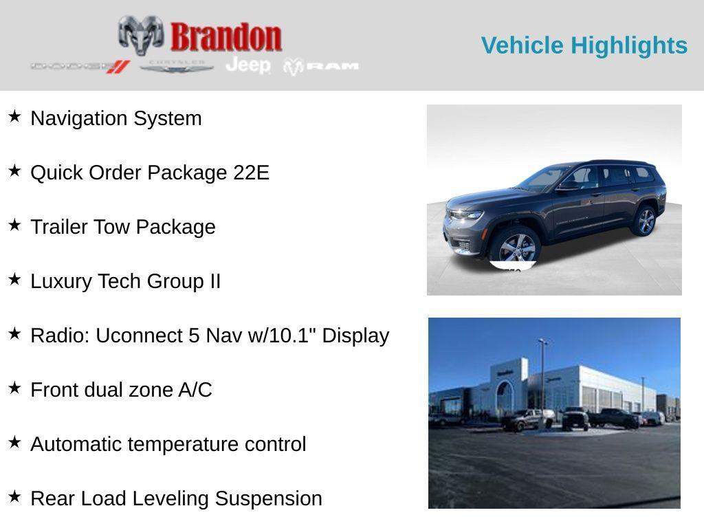 new 2025 Jeep Grand Cherokee L car, priced at $53,133