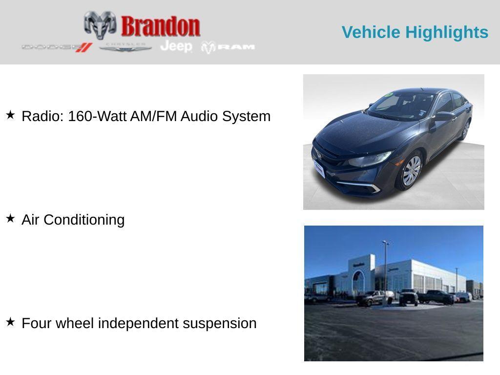 used 2019 Honda Civic car, priced at $9,059