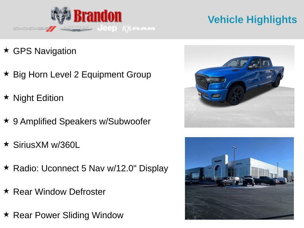 new 2025 Ram 1500 car, priced at $50,927