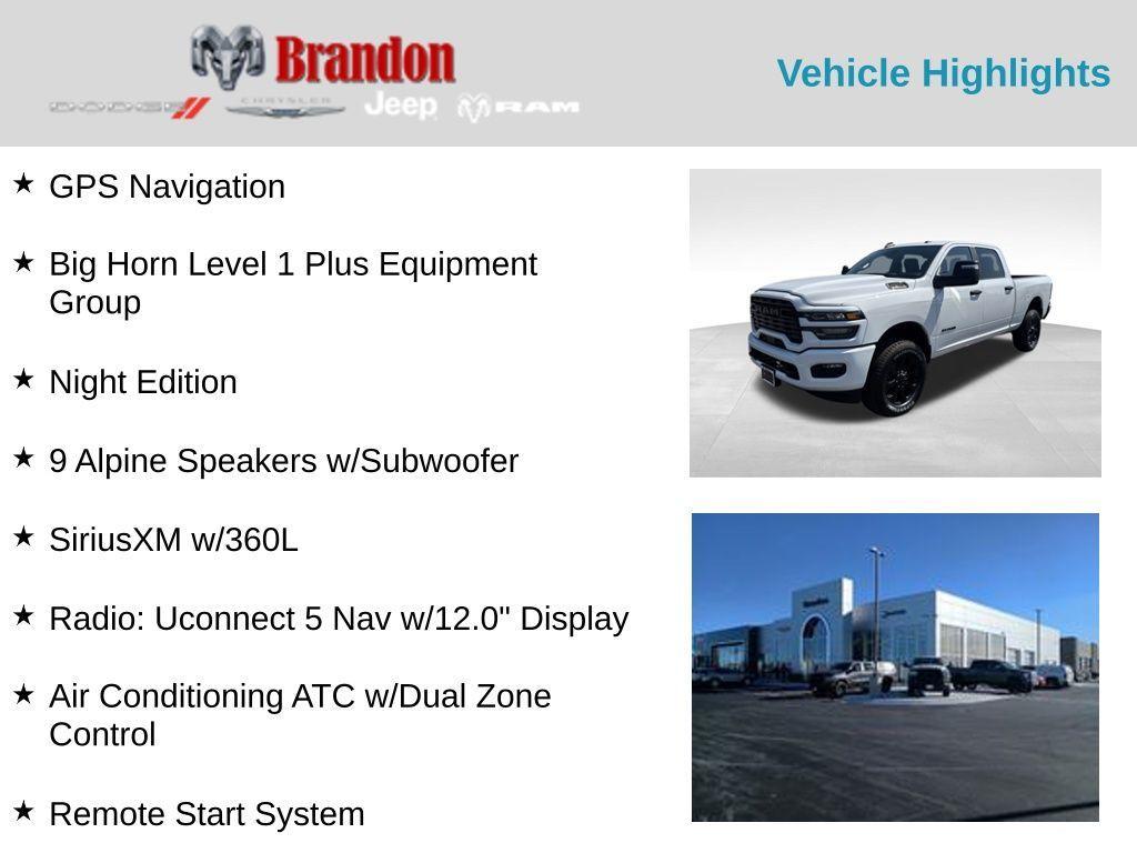 new 2025 Ram 2500 car, priced at $57,802
