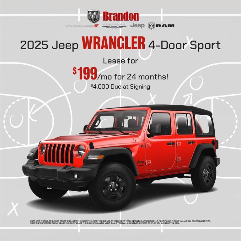 new 2025 Jeep Wrangler car, priced at $50,389