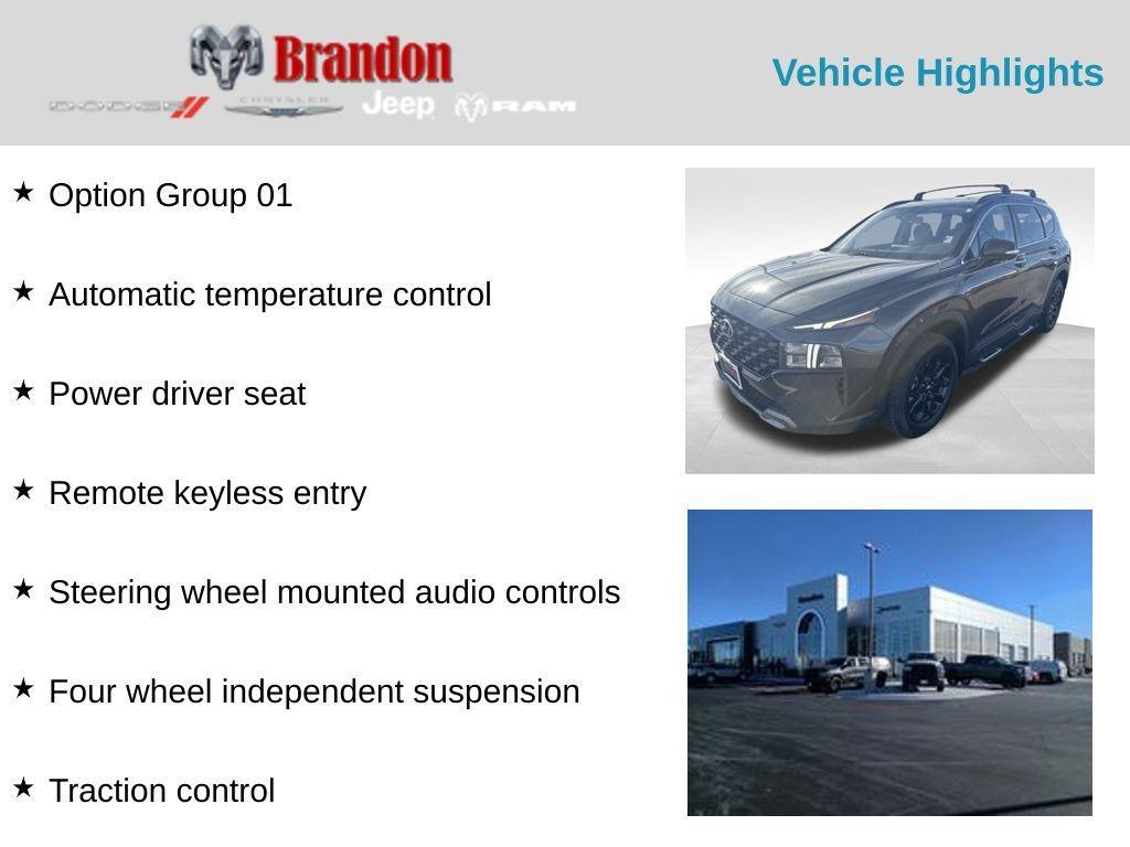 used 2022 Hyundai Santa Fe car, priced at $23,283