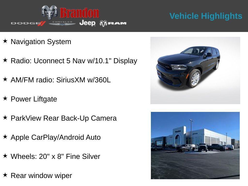 new 2026 Dodge Durango car, priced at $40,190