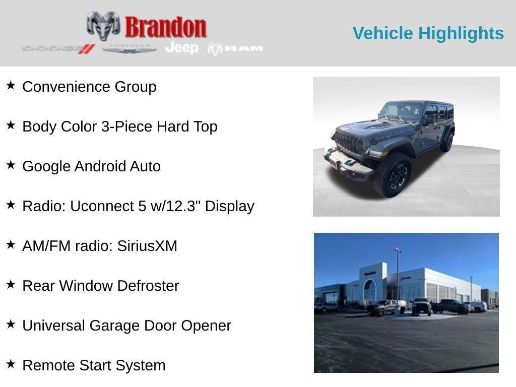 new 2025 Jeep Wrangler 4xe car, priced at $57,747