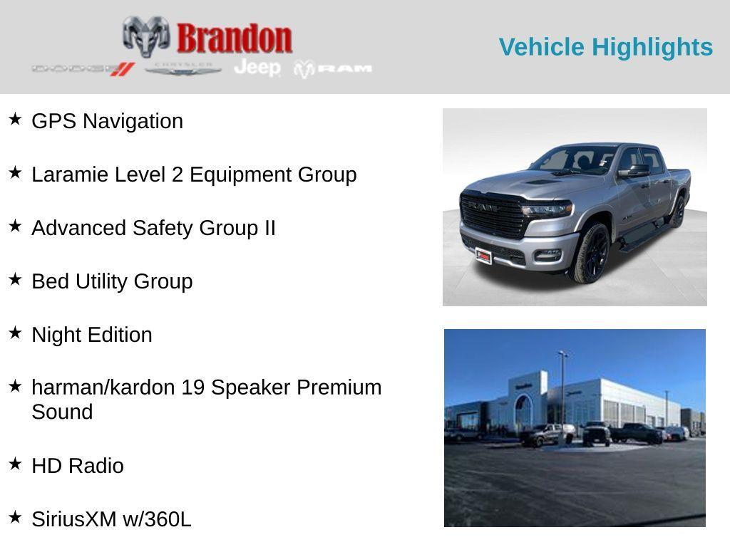 new 2025 Ram 1500 car, priced at $65,922