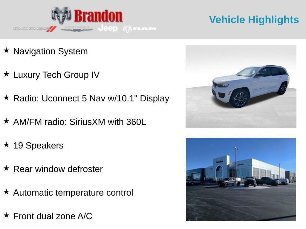 new 2025 Jeep Grand Cherokee 4xe car, priced at $69,459