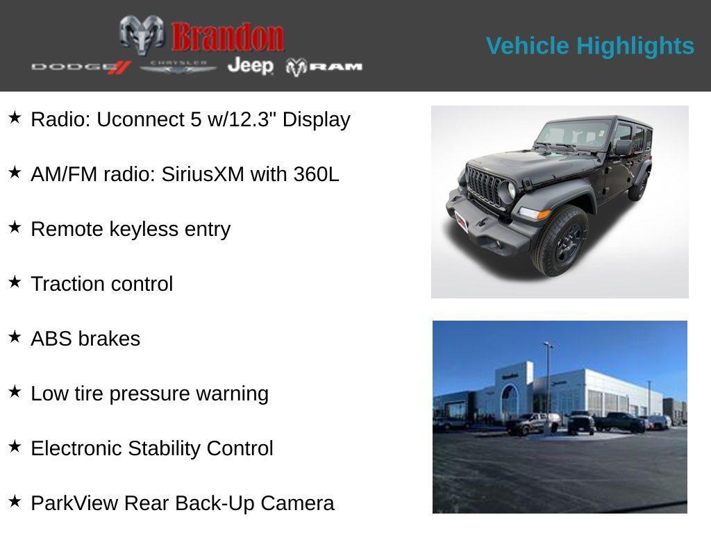 new 2026 Jeep Wrangler car, priced at $41,570