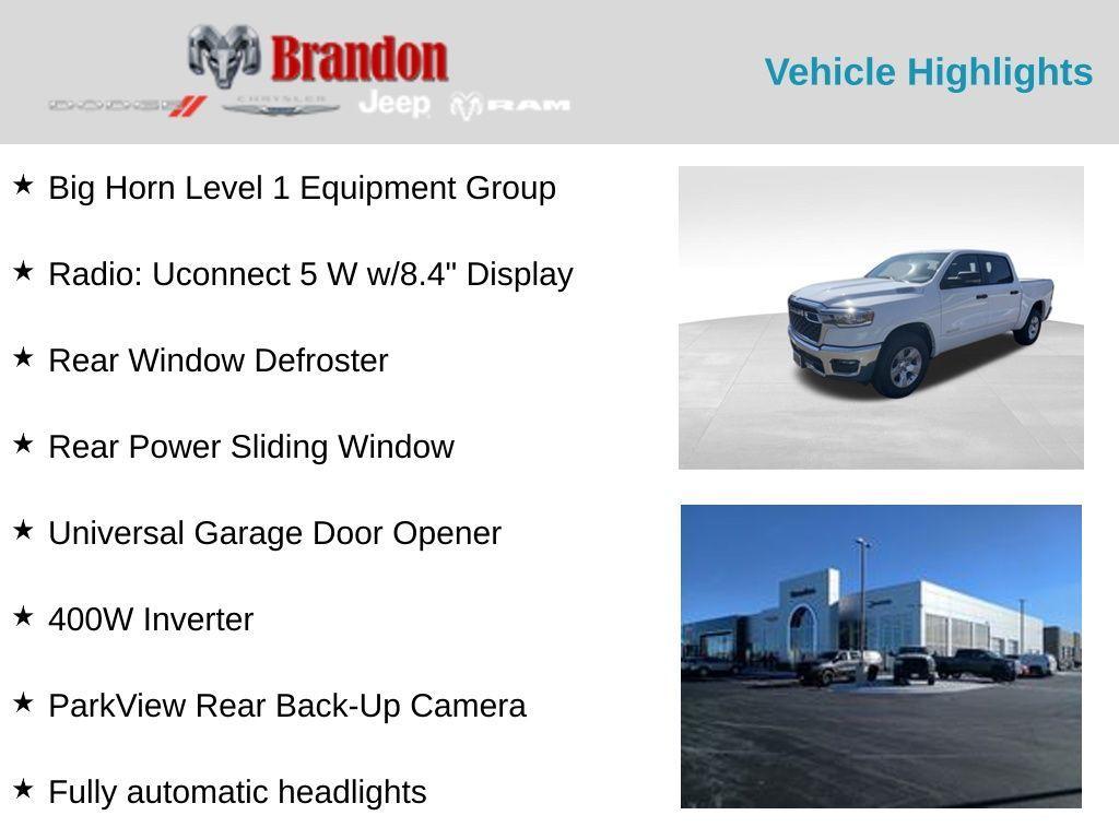 new 2025 Ram 1500 car, priced at $46,008