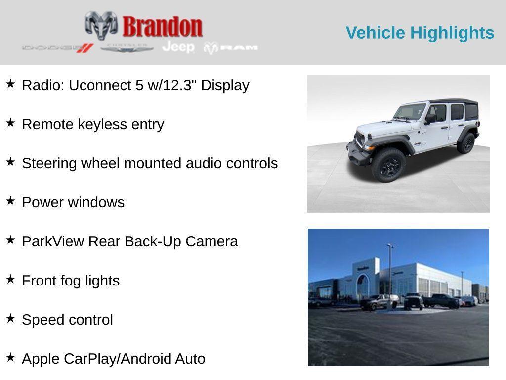 new 2025 Jeep Wrangler car, priced at $33,567