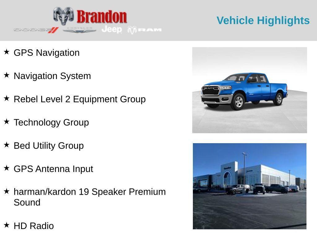 new 2025 Ram 1500 car, priced at $63,175