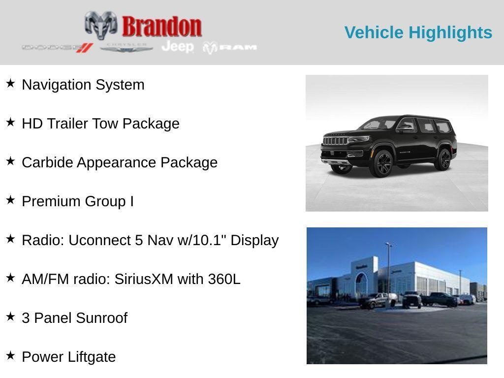 new 2025 Jeep Wagoneer car, priced at $72,885