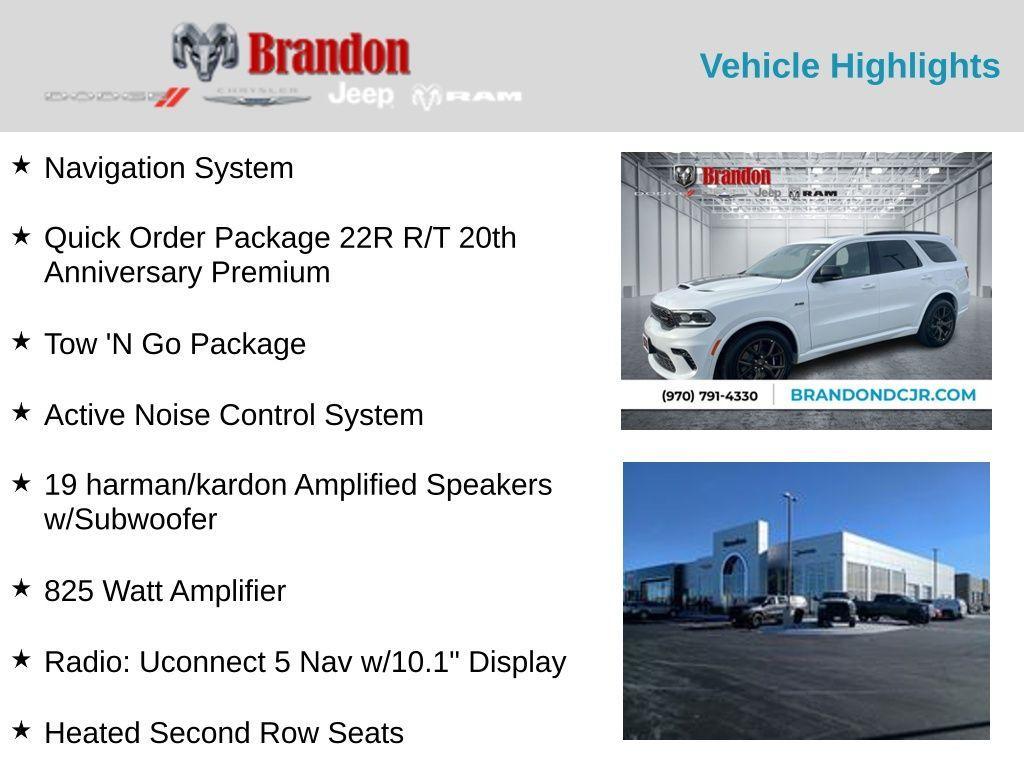 new 2025 Dodge Durango car, priced at $62,385