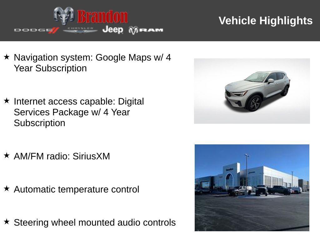 used 2025 Volvo XC40 car, priced at $31,612