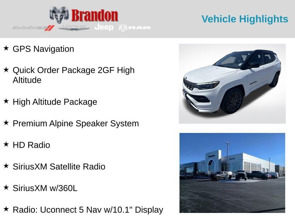 used 2022 Jeep Compass car, priced at $24,707