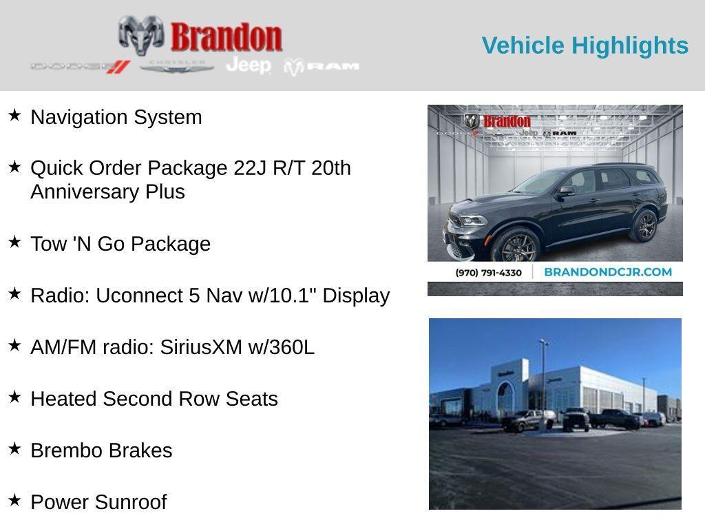 new 2025 Dodge Durango car, priced at $59,340