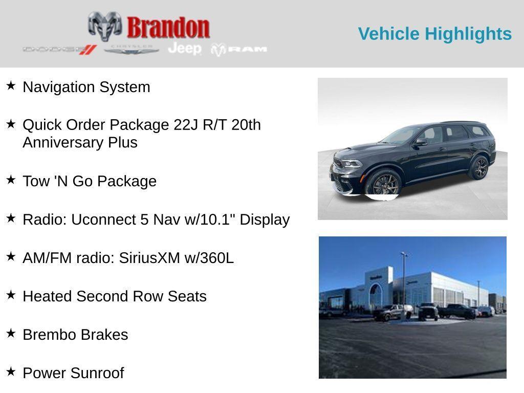 new 2025 Dodge Durango car, priced at $57,458