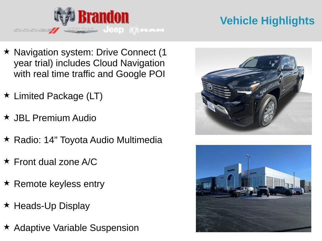used 2024 Toyota Tacoma car, priced at $44,517