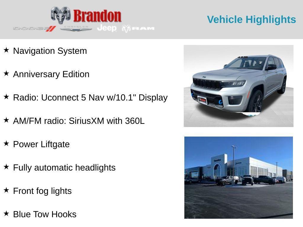 new 2025 Jeep Grand Cherokee 4xe car, priced at $48,798