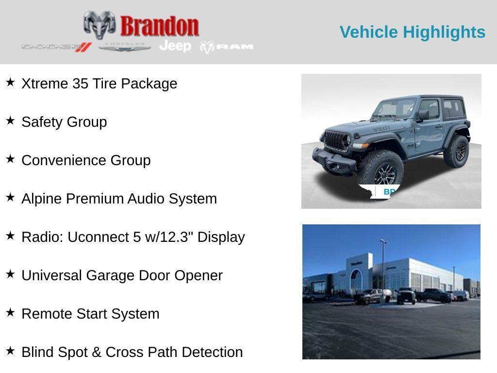 new 2025 Jeep Wrangler car, priced at $48,907