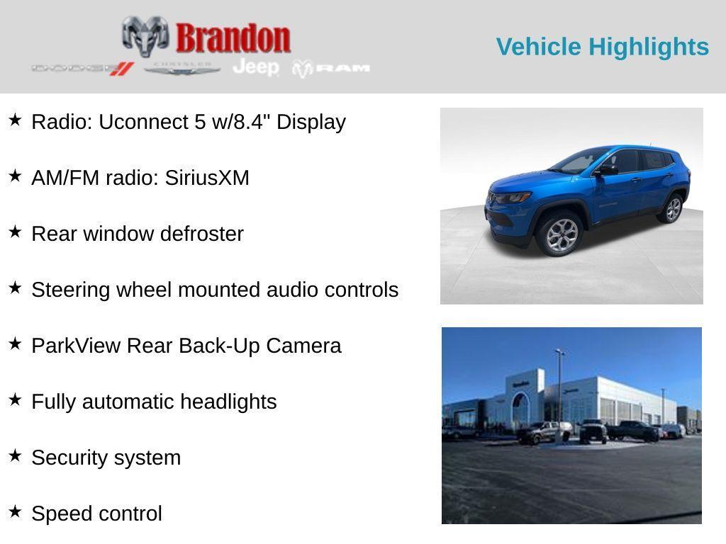 new 2025 Jeep Compass car, priced at $28,367