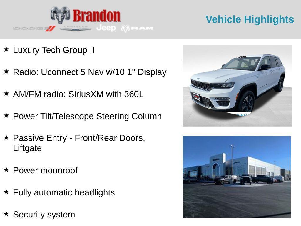 new 2025 Jeep Grand Cherokee 4xe car, priced at $47,632