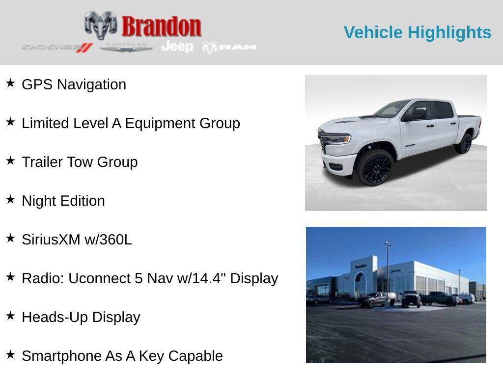new 2025 Ram 1500 car, priced at $76,665
