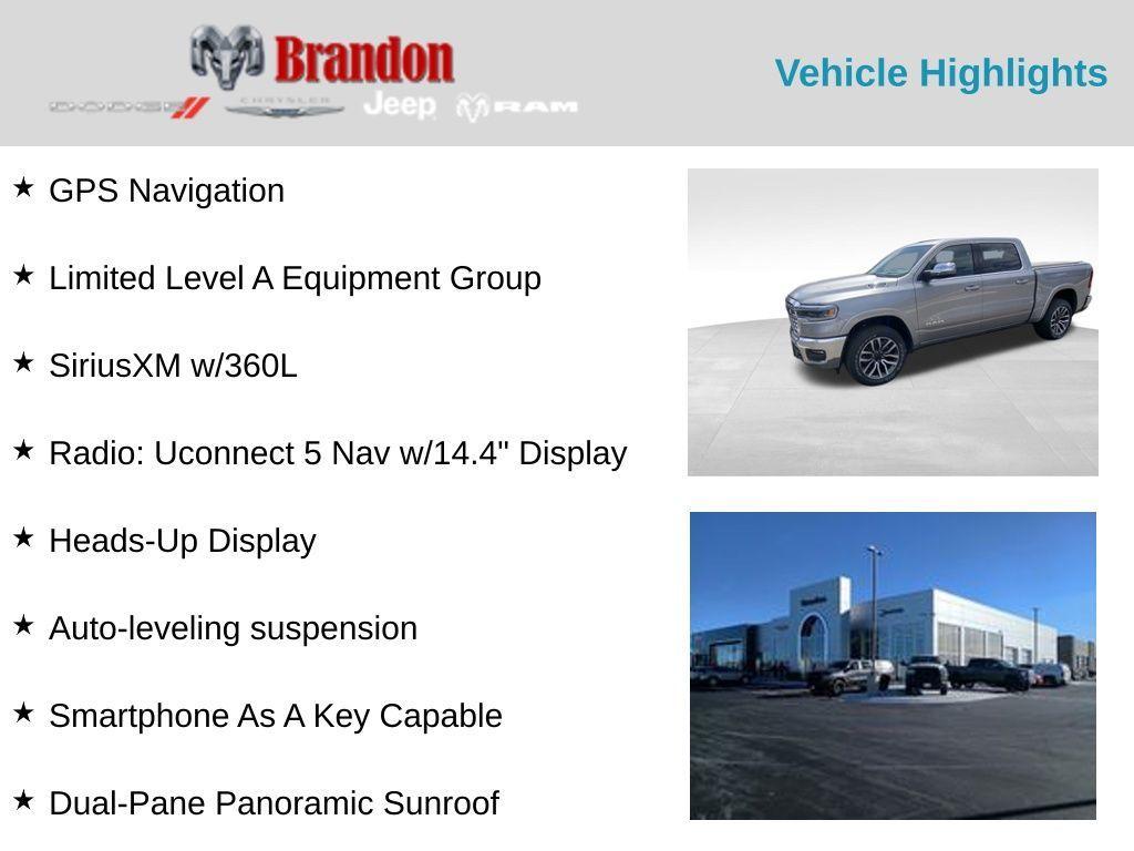 new 2025 Ram 1500 car, priced at $72,076