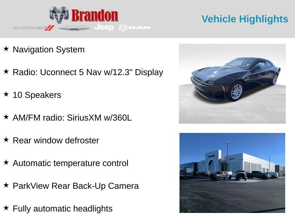 new 2025 Dodge Charger Daytona car, priced at $44,499