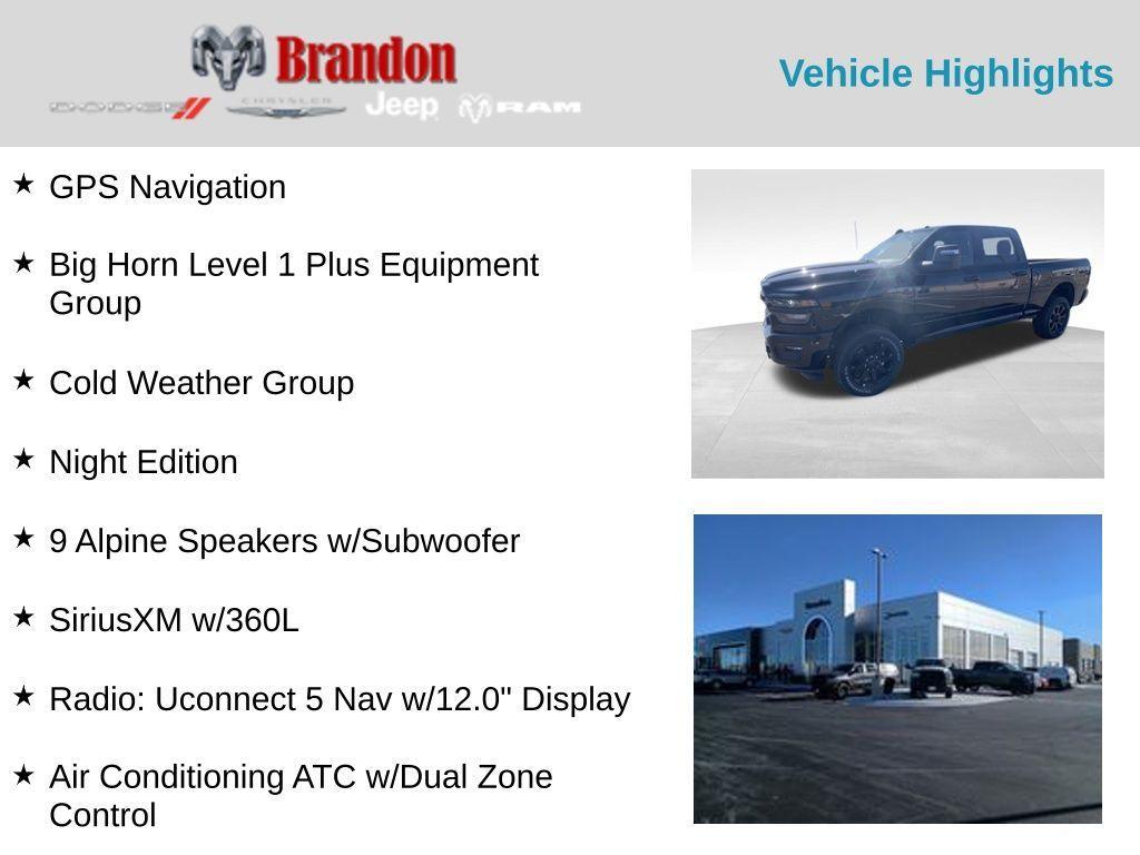 new 2025 Ram 2500 car, priced at $67,490