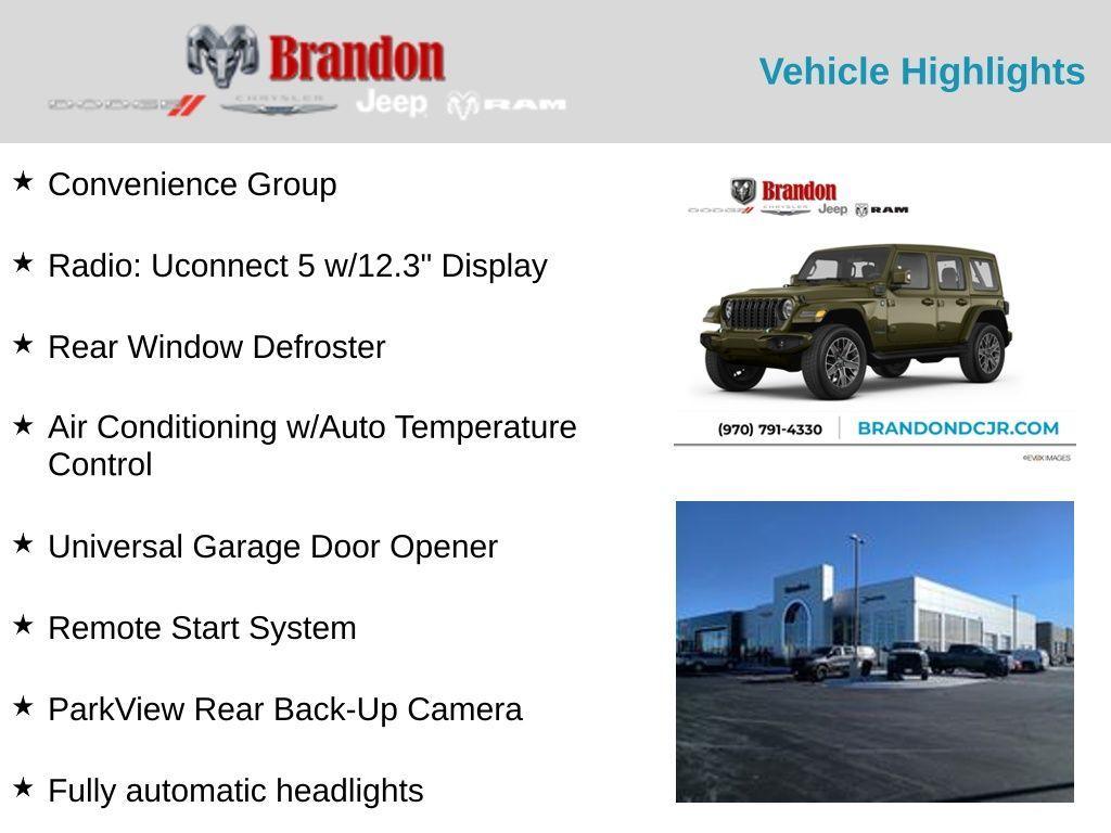 new 2025 Jeep Wrangler 4xe car, priced at $47,693