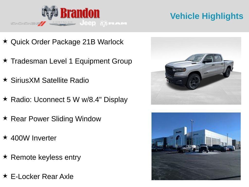 new 2025 Ram 1500 car, priced at $48,442