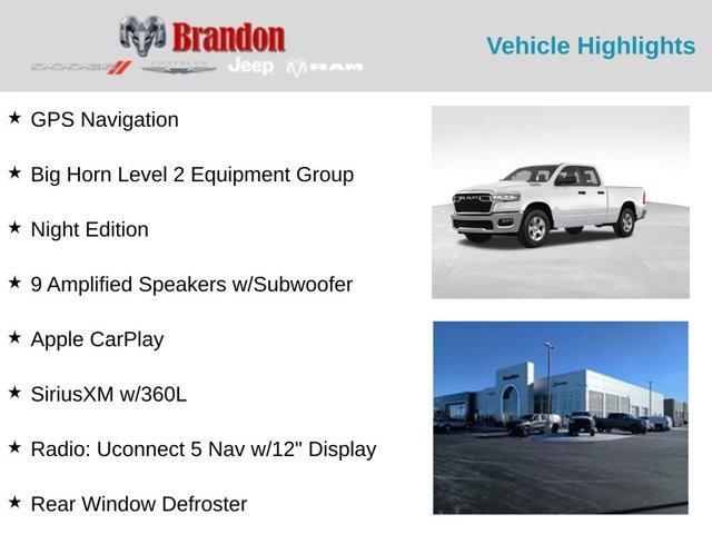 new 2025 Ram 1500 car, priced at $47,761