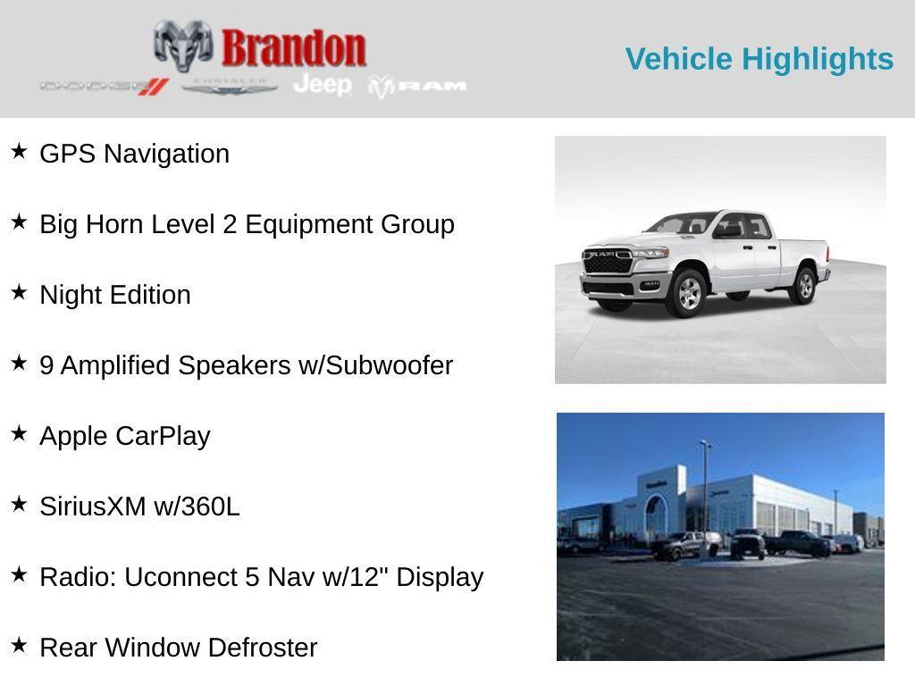 new 2025 Ram 1500 car, priced at $50,001