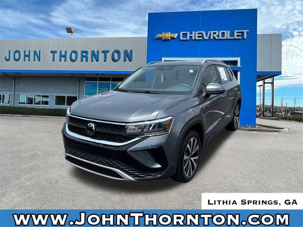 used 2023 Volkswagen Taos car, priced at $24,384