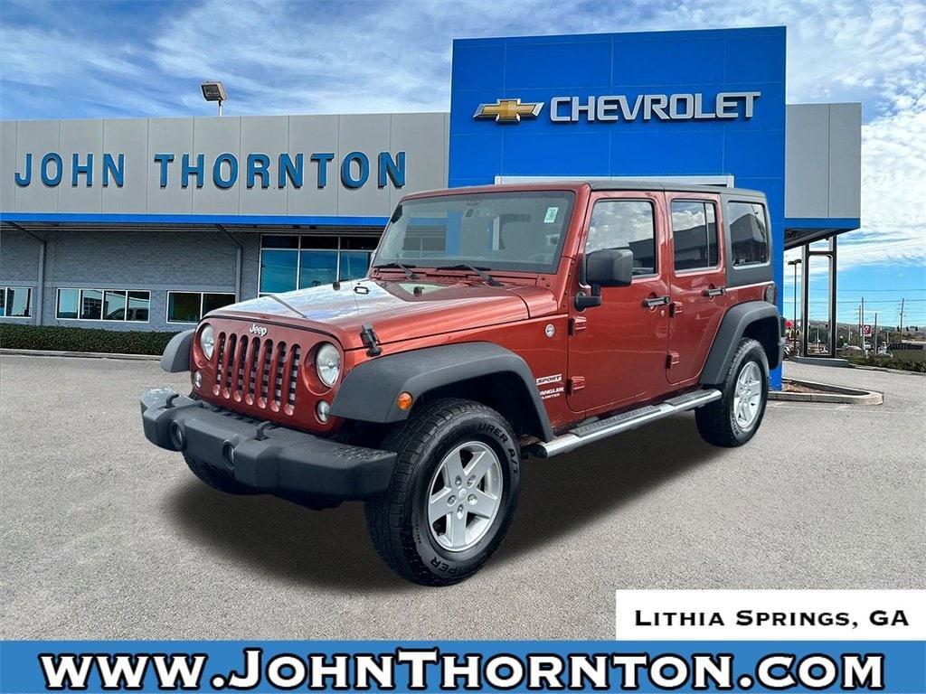 used 2014 Jeep Wrangler Unlimited car, priced at $17,314