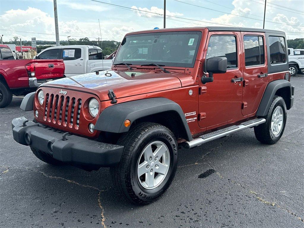 used 2014 Jeep Wrangler Unlimited car, priced at $16,914