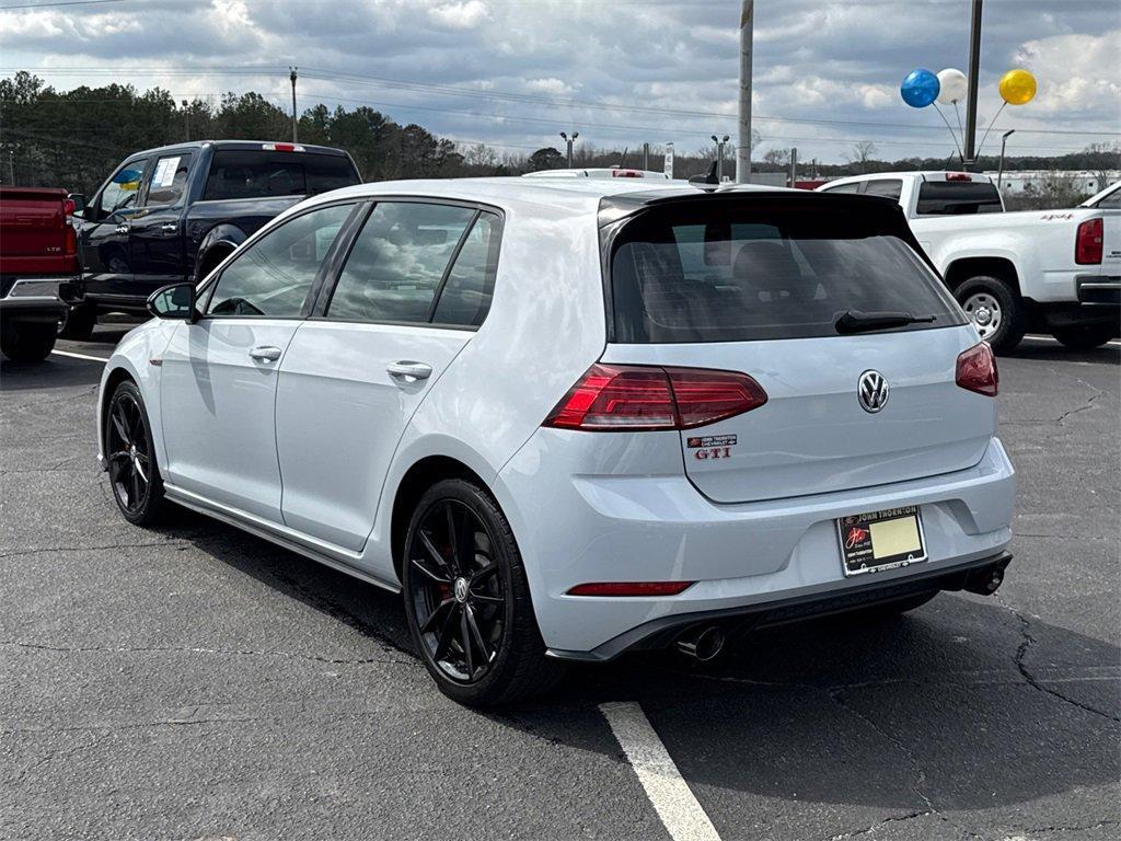used 2021 Volkswagen Golf GTI car, priced at $19,754