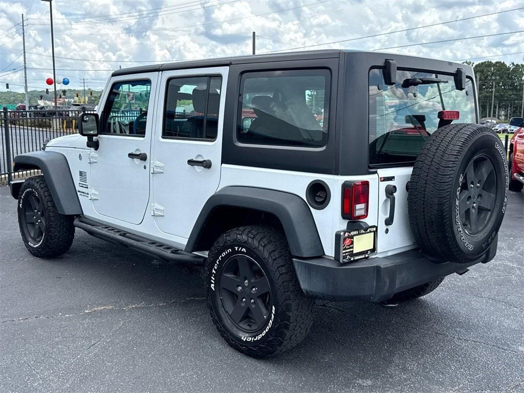 used 2016 Jeep Wrangler Unlimited car, priced at $15,354