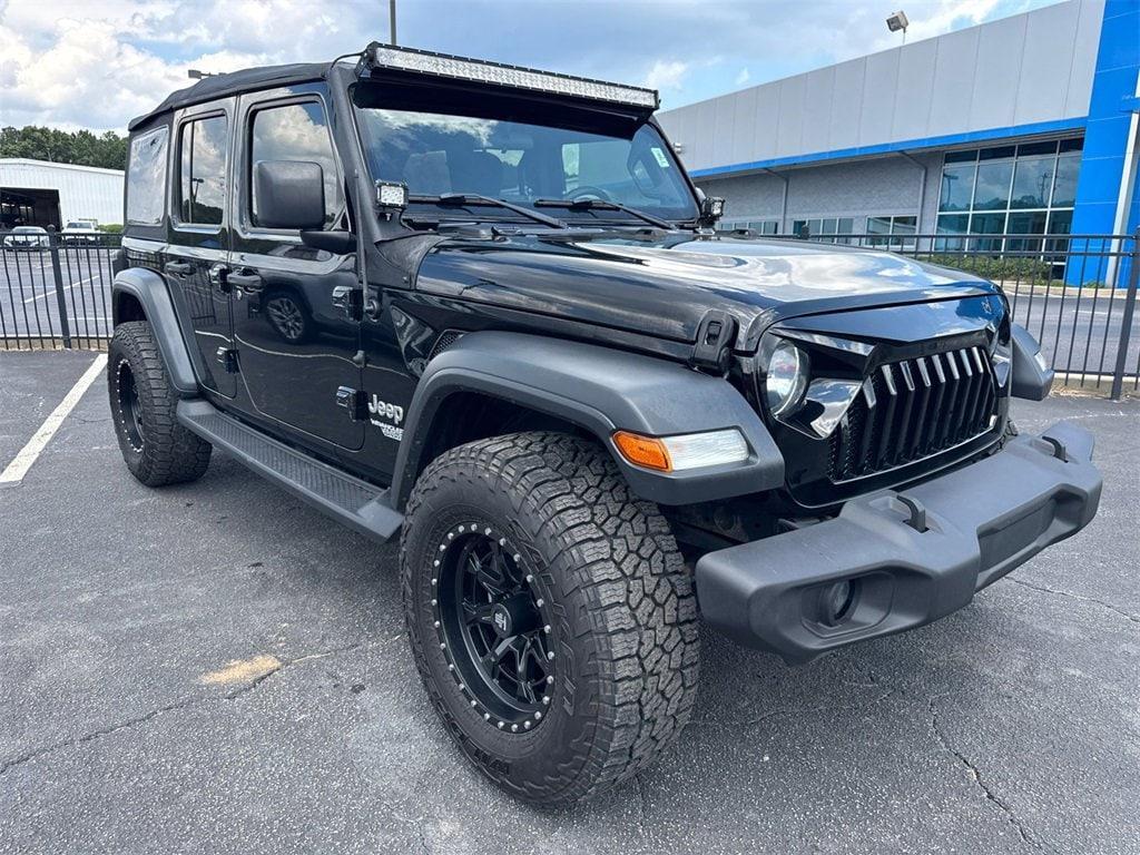 used 2018 Jeep Wrangler Unlimited car, priced at $23,554