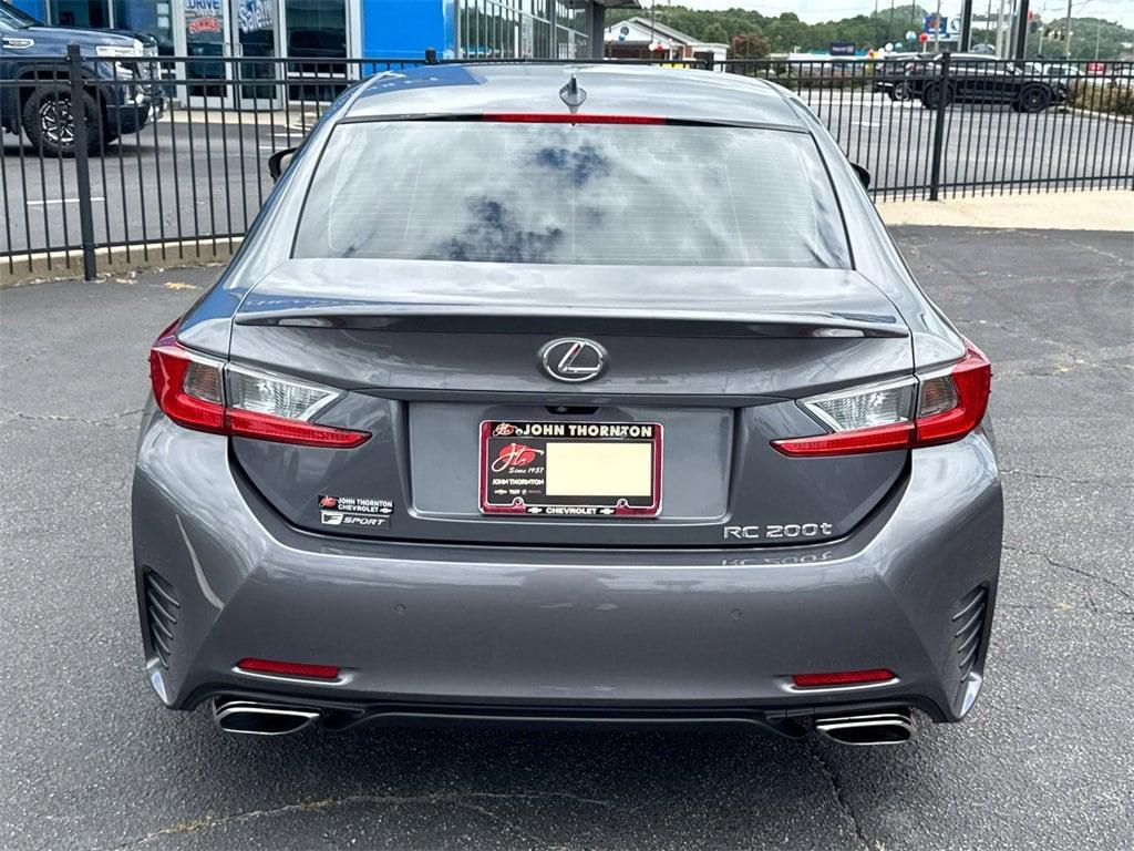 used 2016 Lexus RC 200t car, priced at $22,379