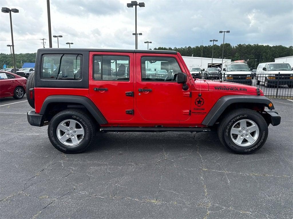 used 2017 Jeep Wrangler Unlimited car, priced at $20,824