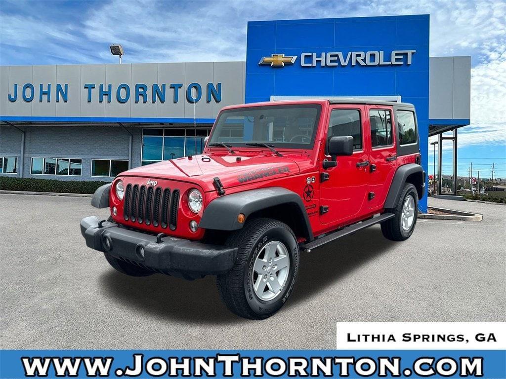 used 2017 Jeep Wrangler Unlimited car, priced at $20,824