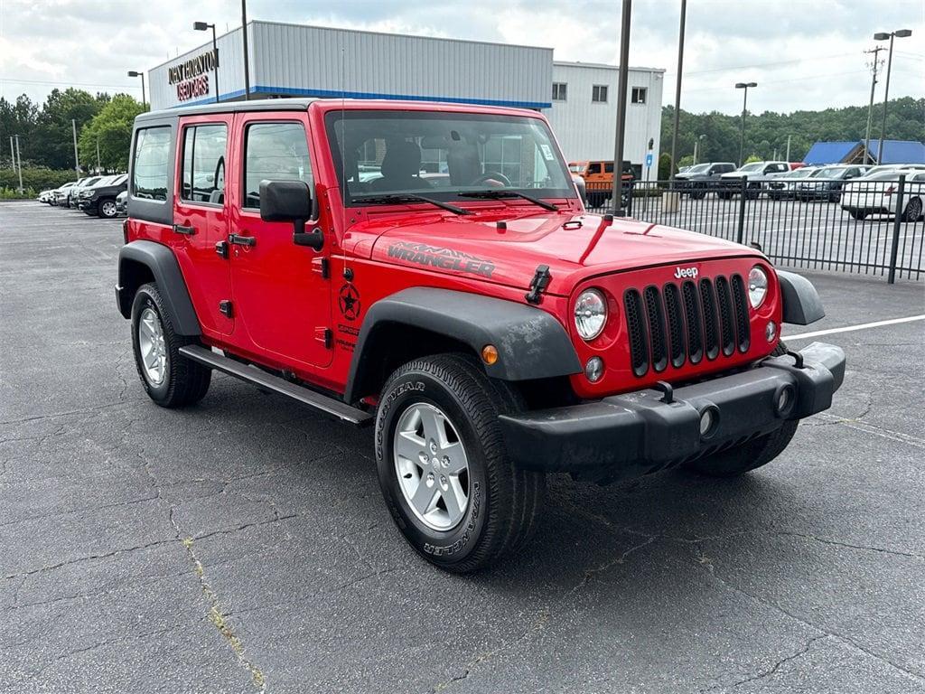 used 2017 Jeep Wrangler Unlimited car, priced at $20,824