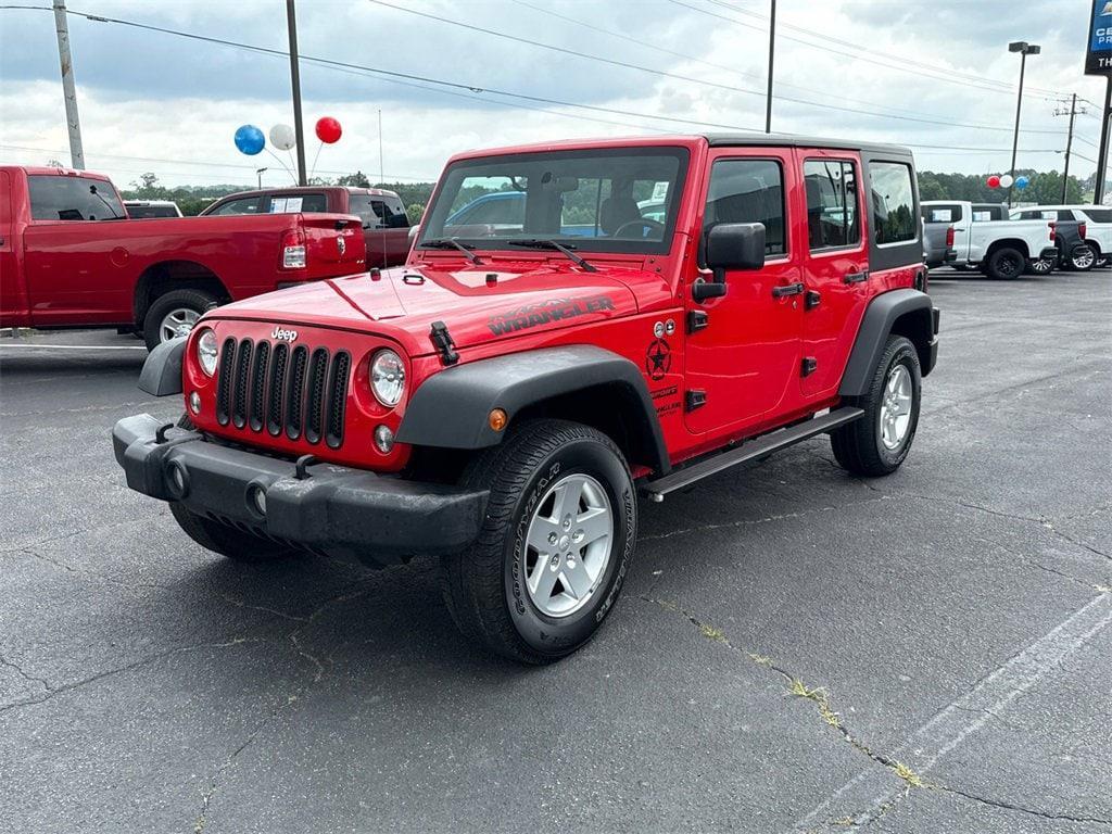 used 2017 Jeep Wrangler Unlimited car, priced at $20,824