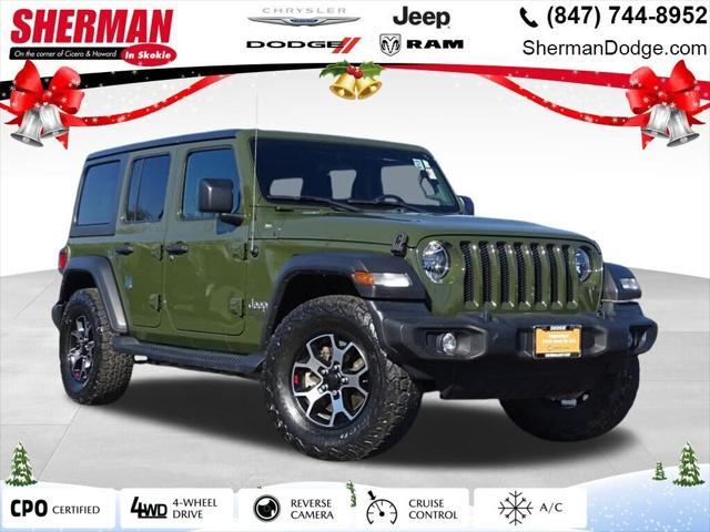 used 2021 Jeep Wrangler Unlimited car, priced at $34,051