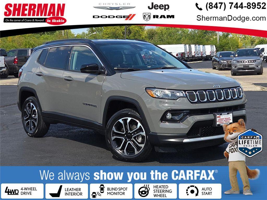 used 2022 Jeep Compass car, priced at $25,000