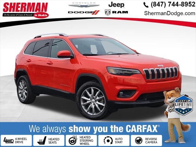 used 2021 Jeep Cherokee car, priced at $25,180