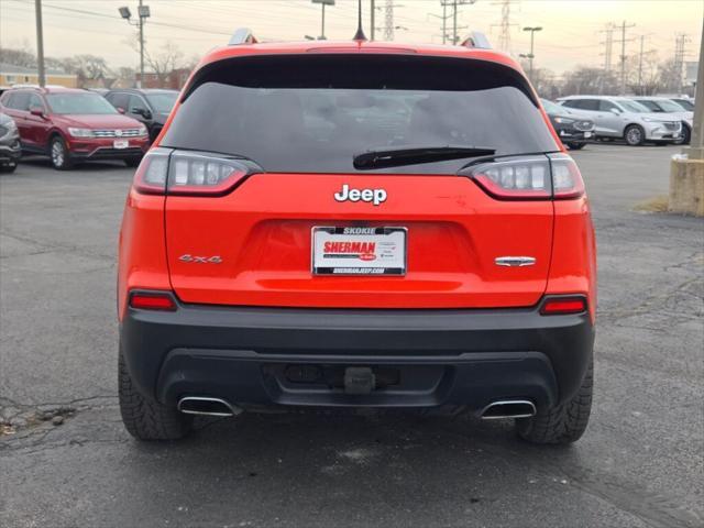 used 2021 Jeep Cherokee car, priced at $25,709